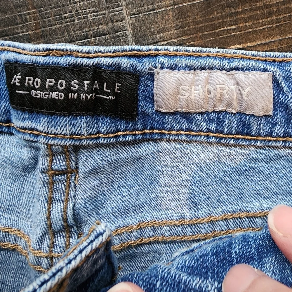AEROPOSTALE Distressed Denim Shorts - Picture 3 of 6